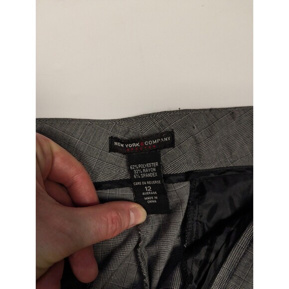 Womens Size 12 New York and Company Stretch Dress Pants Gray - Picture 6 of 12
